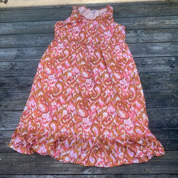 Isaac Mizrahi live Maxi Sundress sz 2X orange peach pink sleeveless - Picture 4 of 14